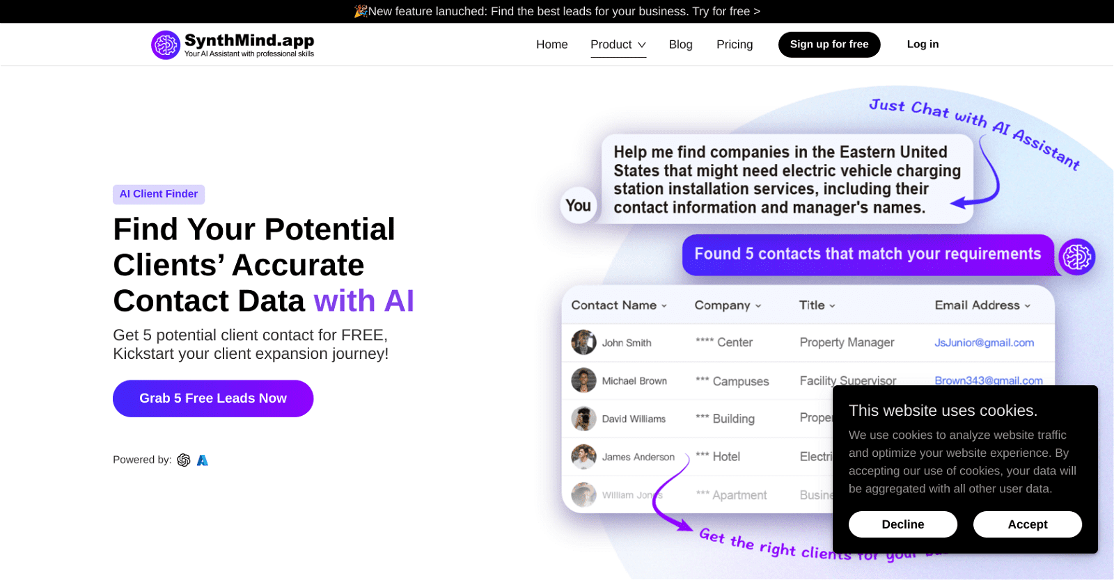 AI Client Finder by SynthMind