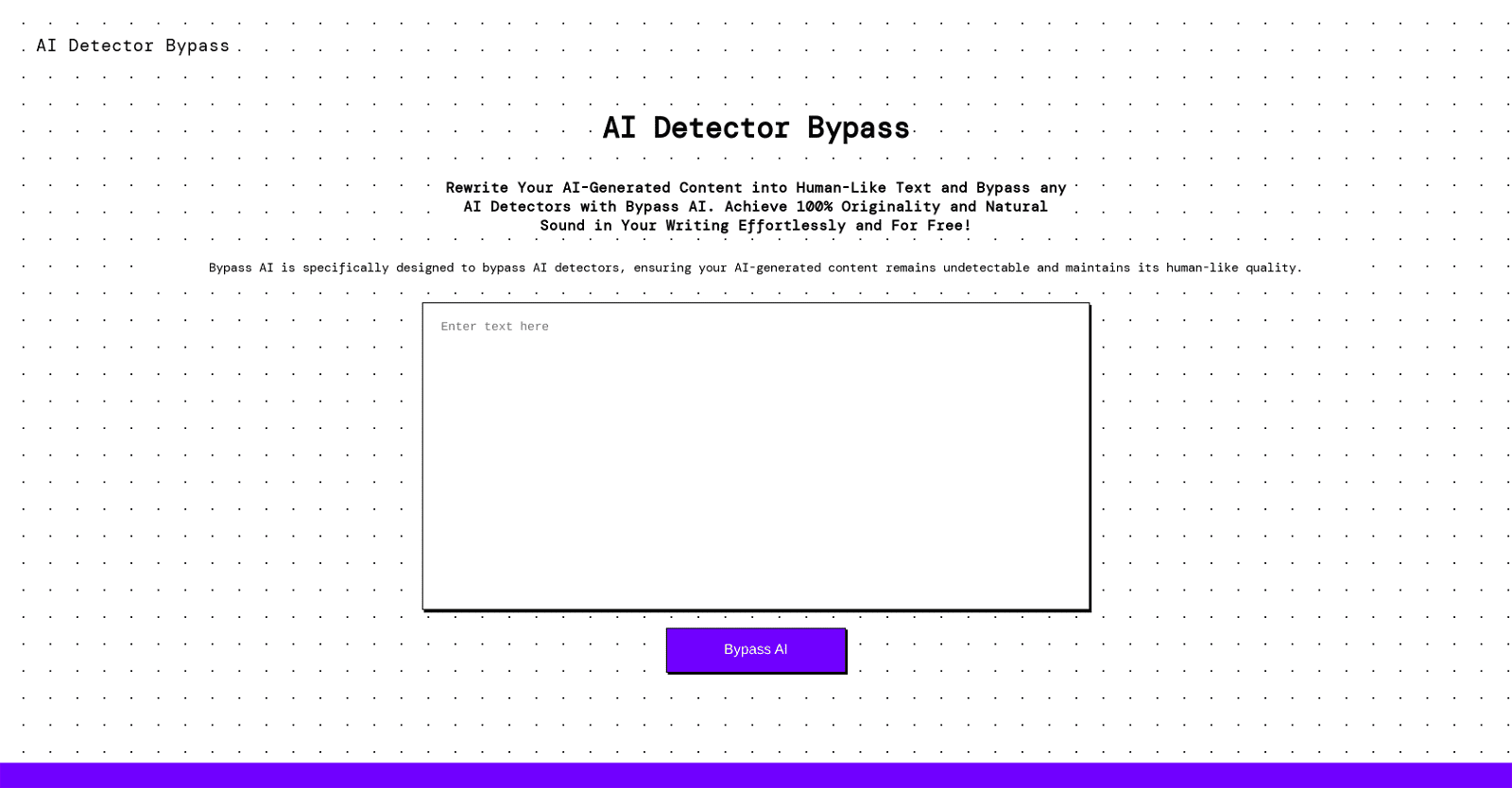 AI Detector Bypass