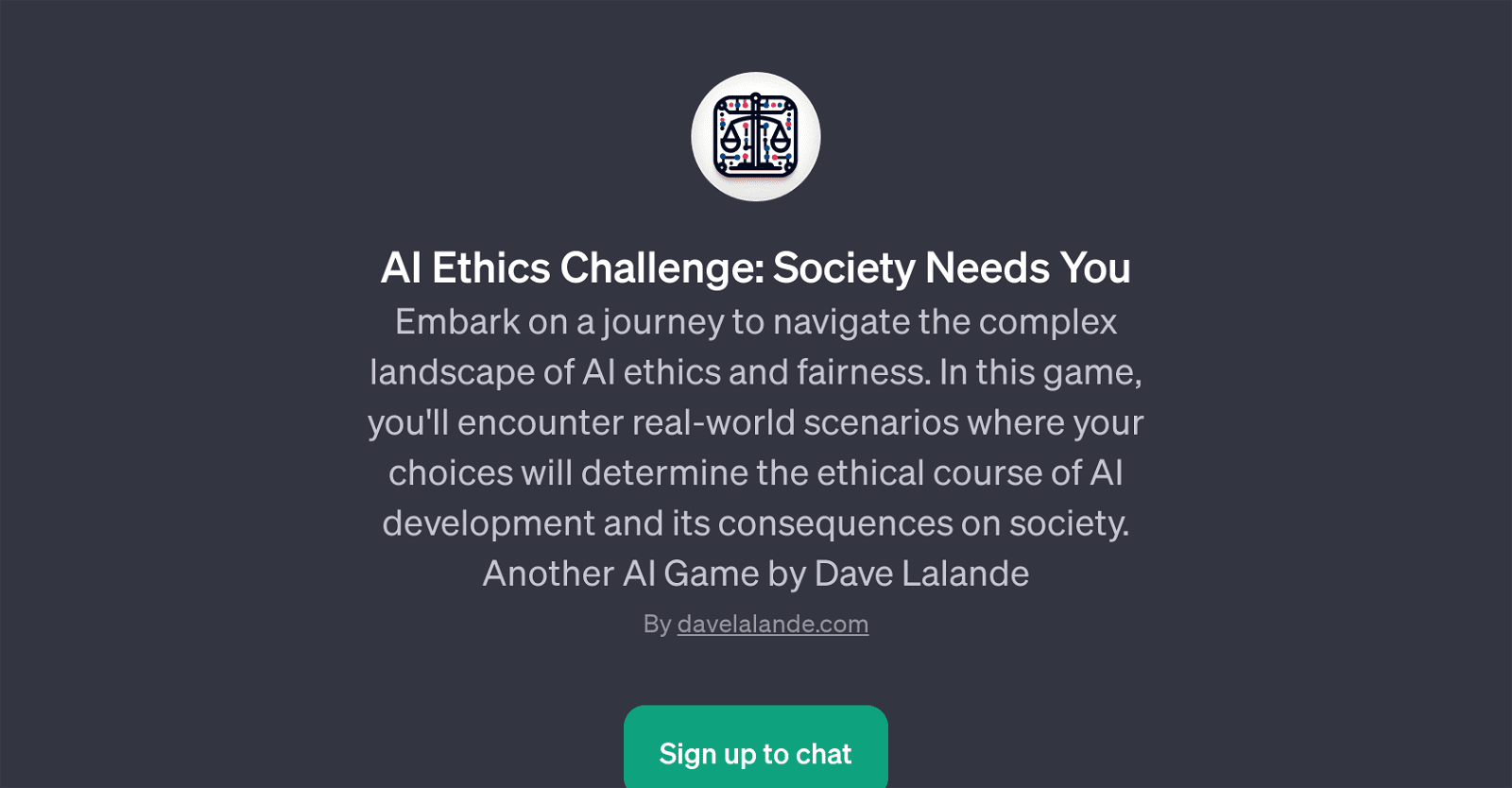 AI Ethics Challenge: Society Needs You