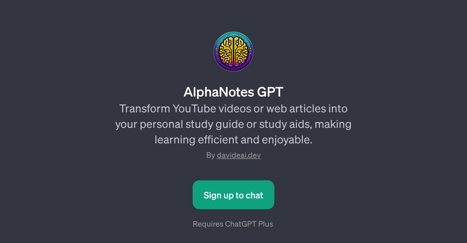 AlphaNotes GPT-Transform videos