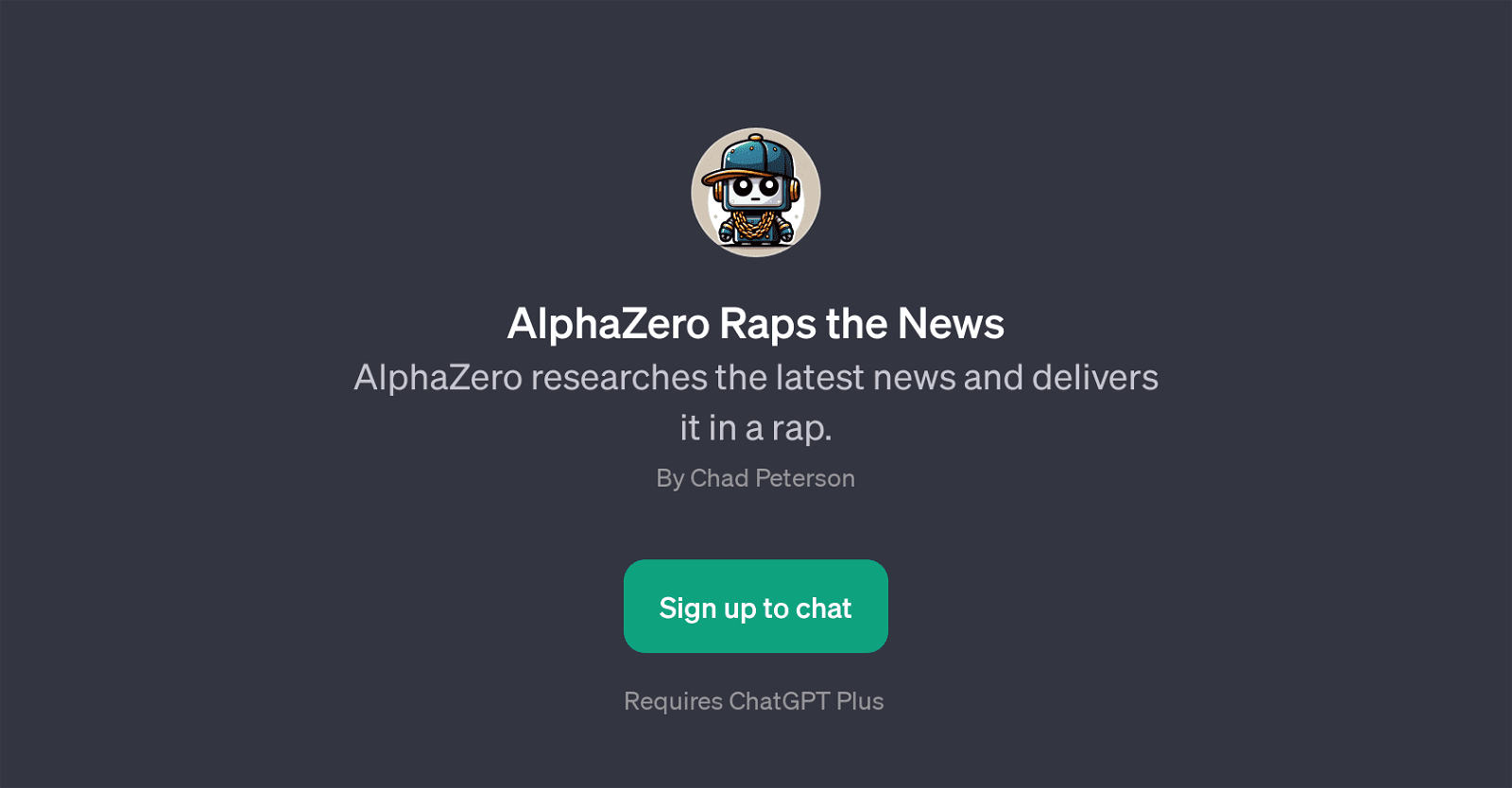 AlphaZero Raps the News