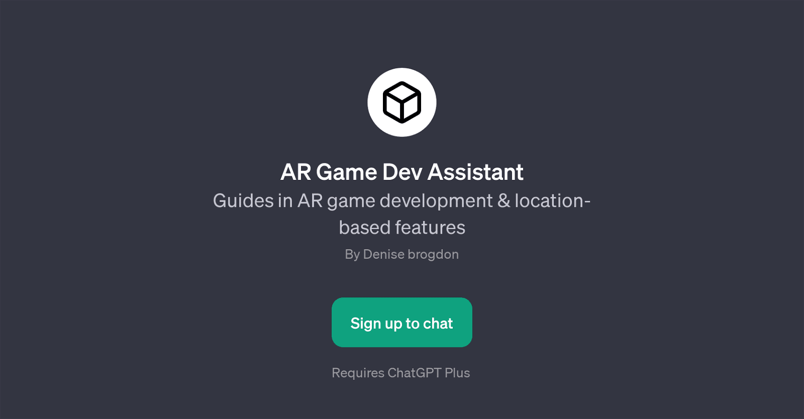 AR Game Dev Assistant