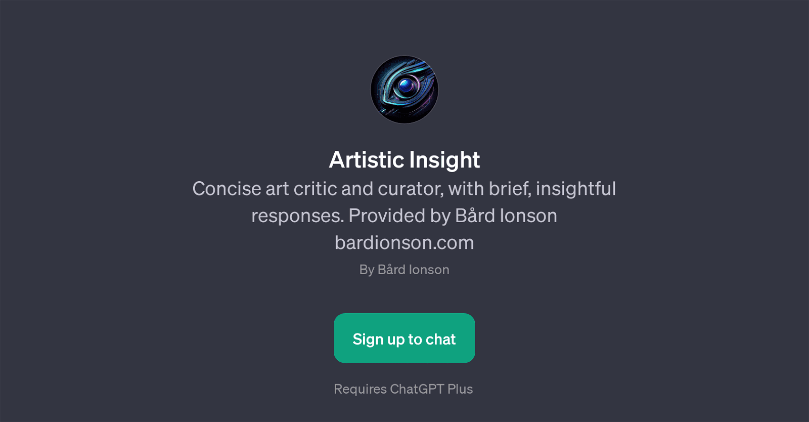 Artistic Insight GPT