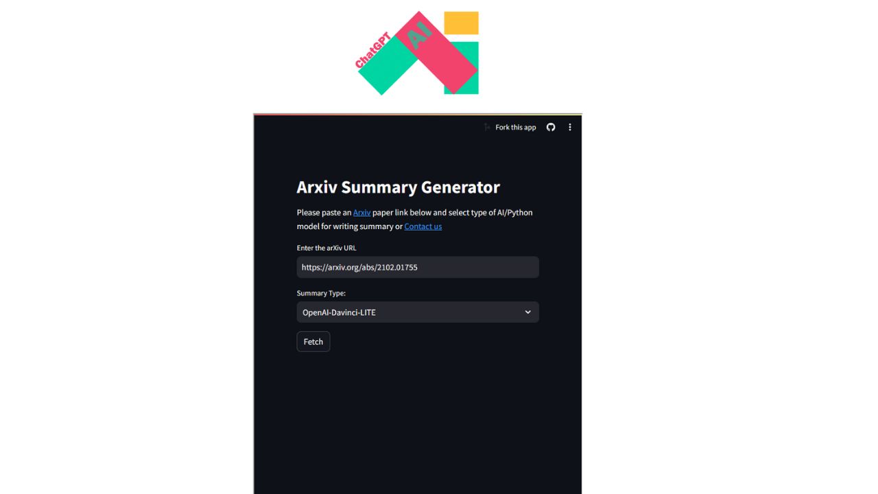 Arxiv Summary Generator