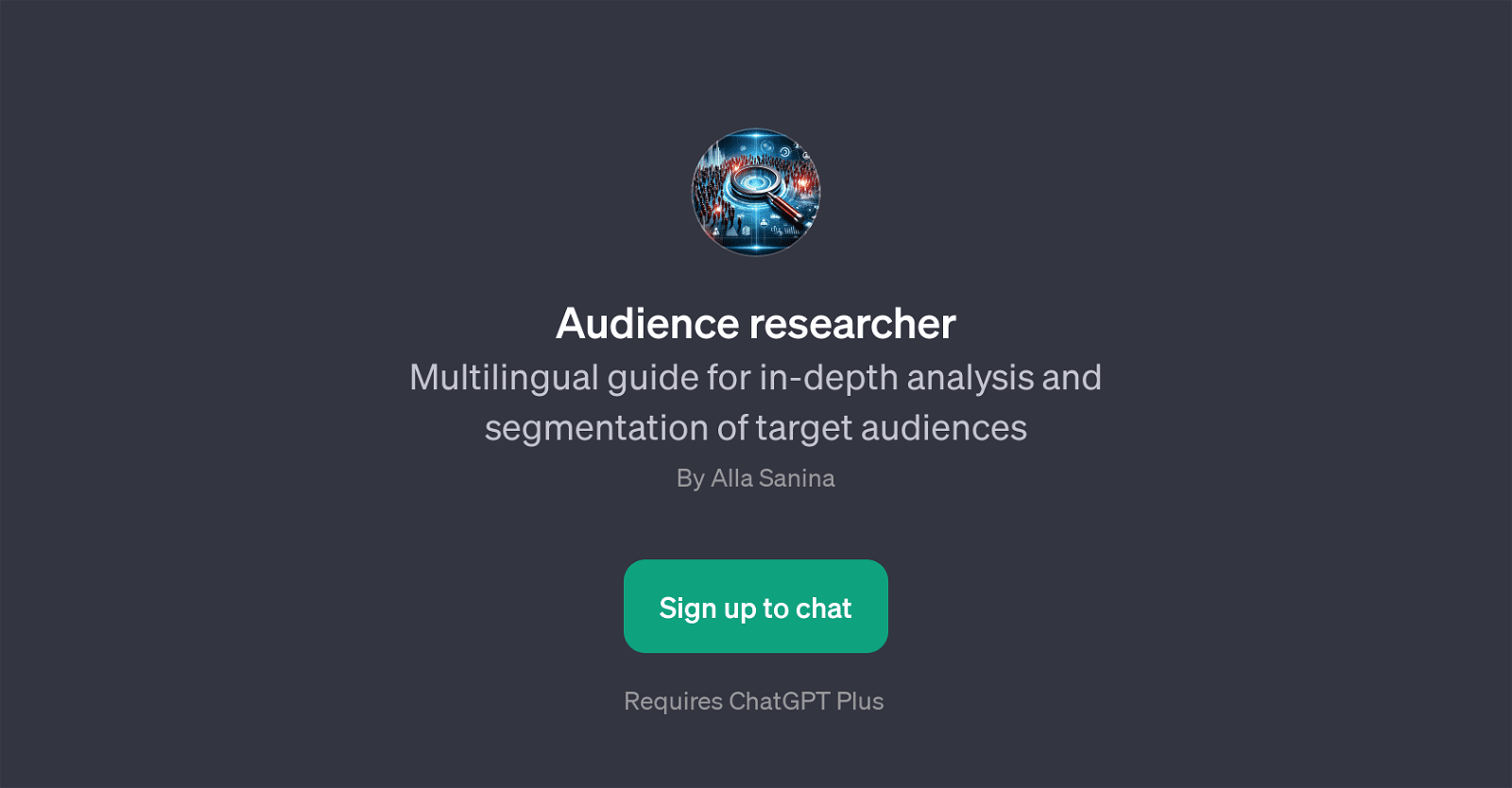 Audience Researcher