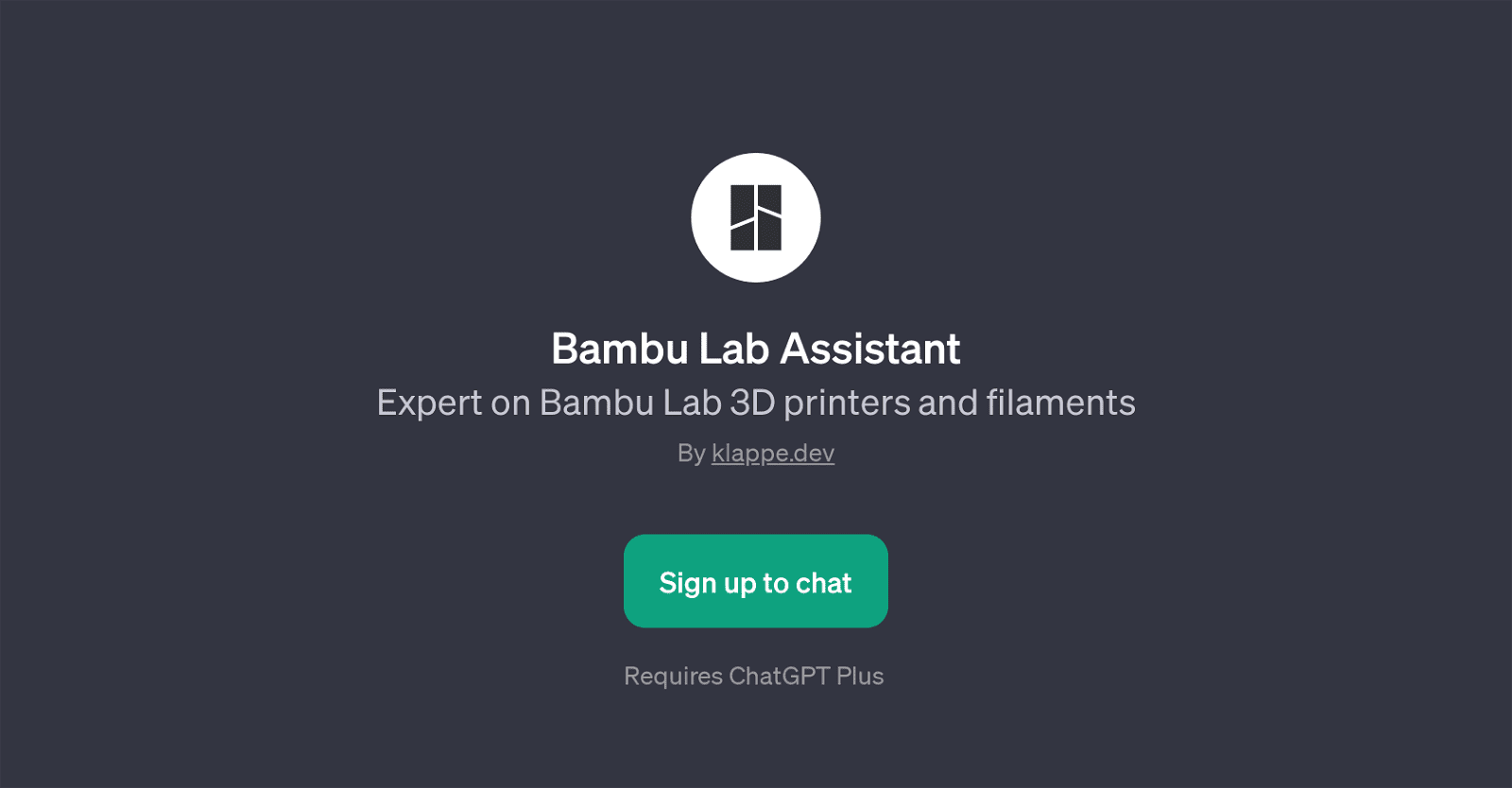 Bambu Lab Assistant
