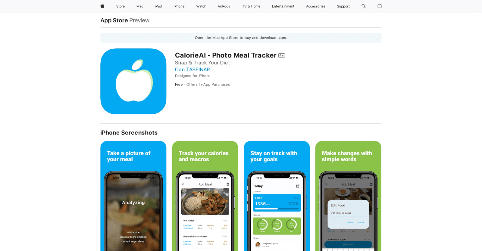 CalorieAI - Photo Meal Tracker