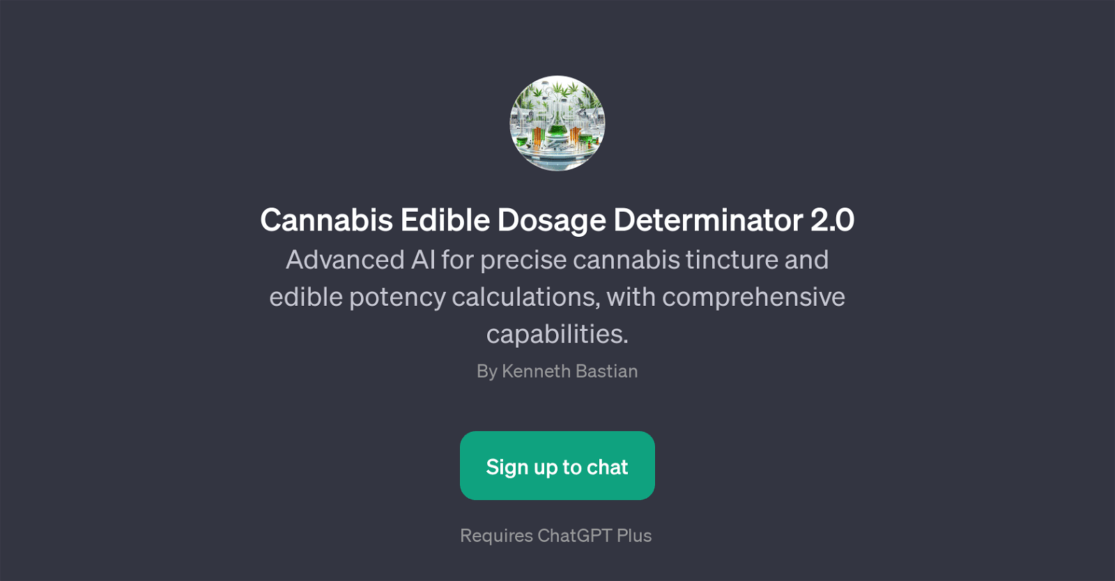 Cannabis Edible Dosage Determinator 2.0