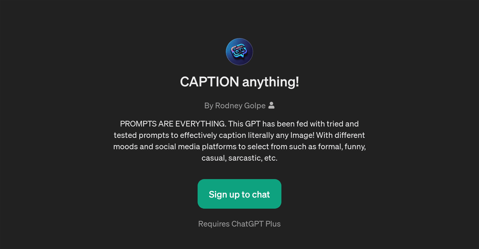 CAPTION anything!