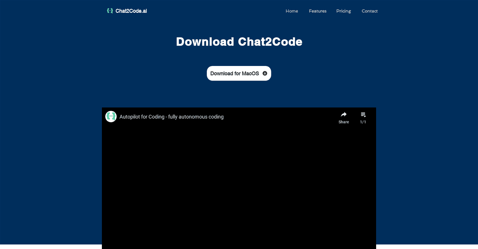 Chat2code AI