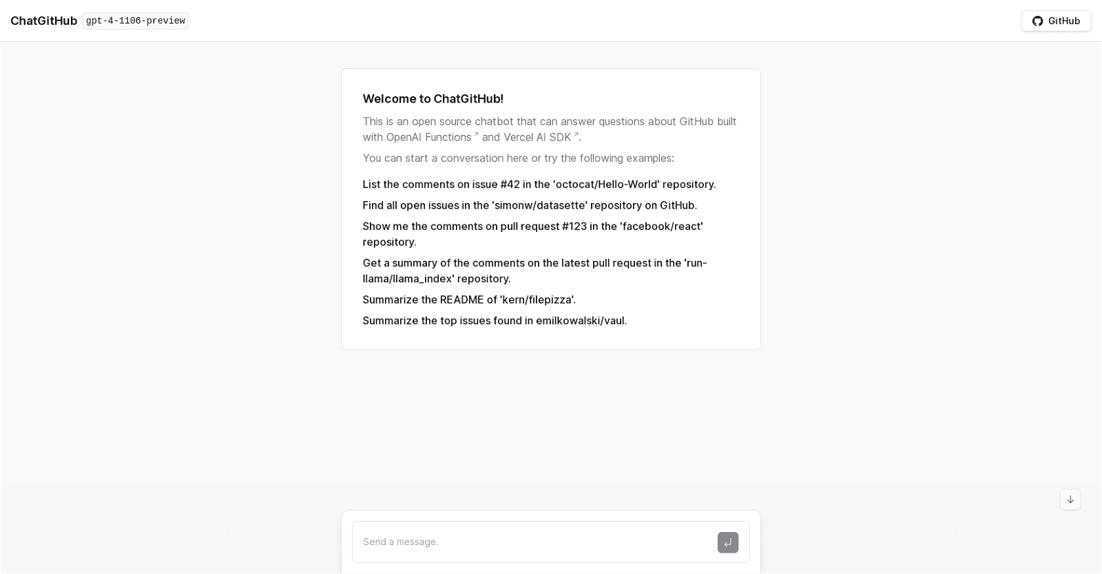 ChatGitHub