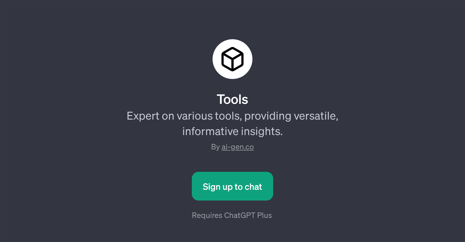 ChatGPT Tools GPT