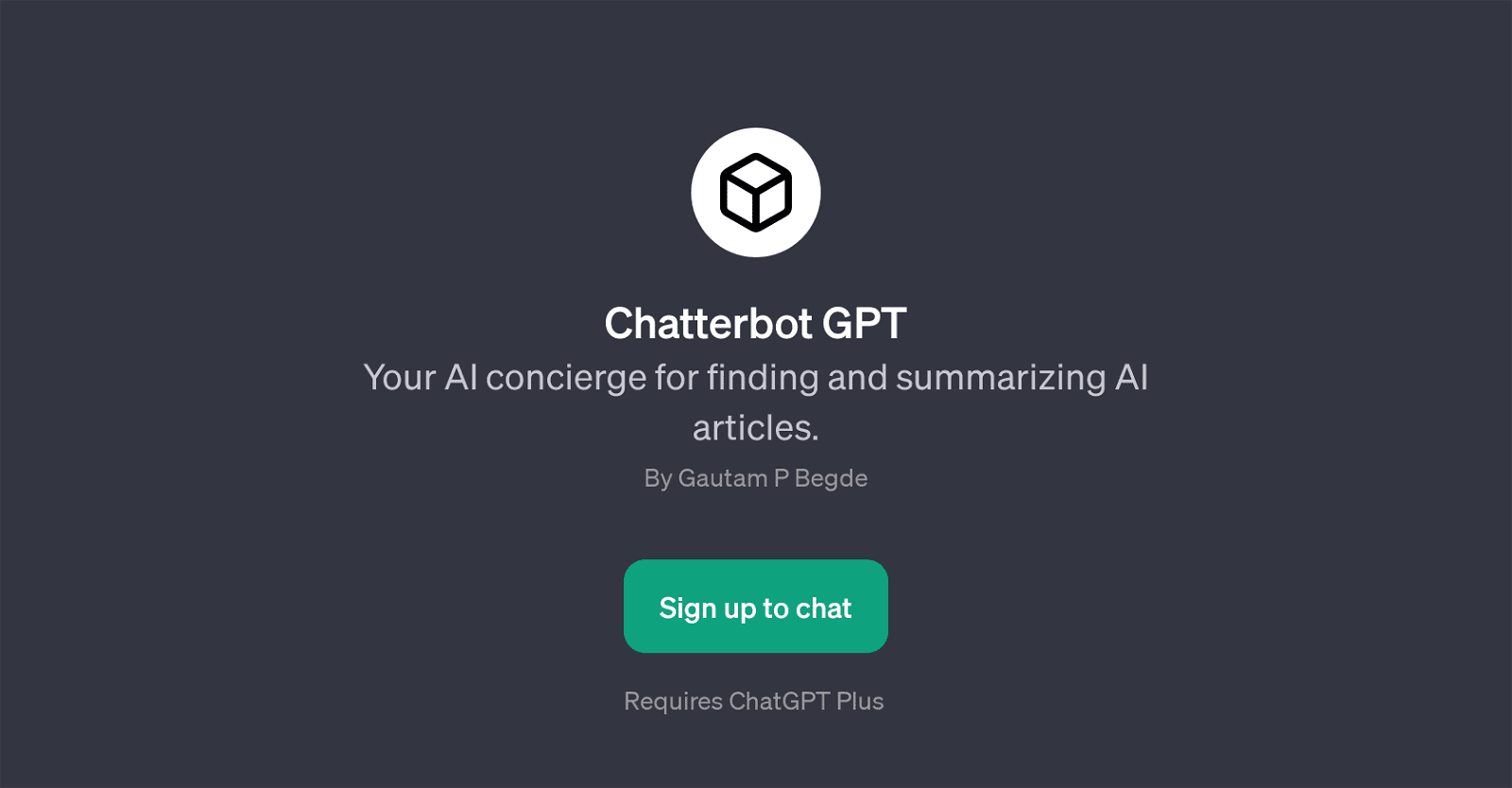 Chatterbot GPT