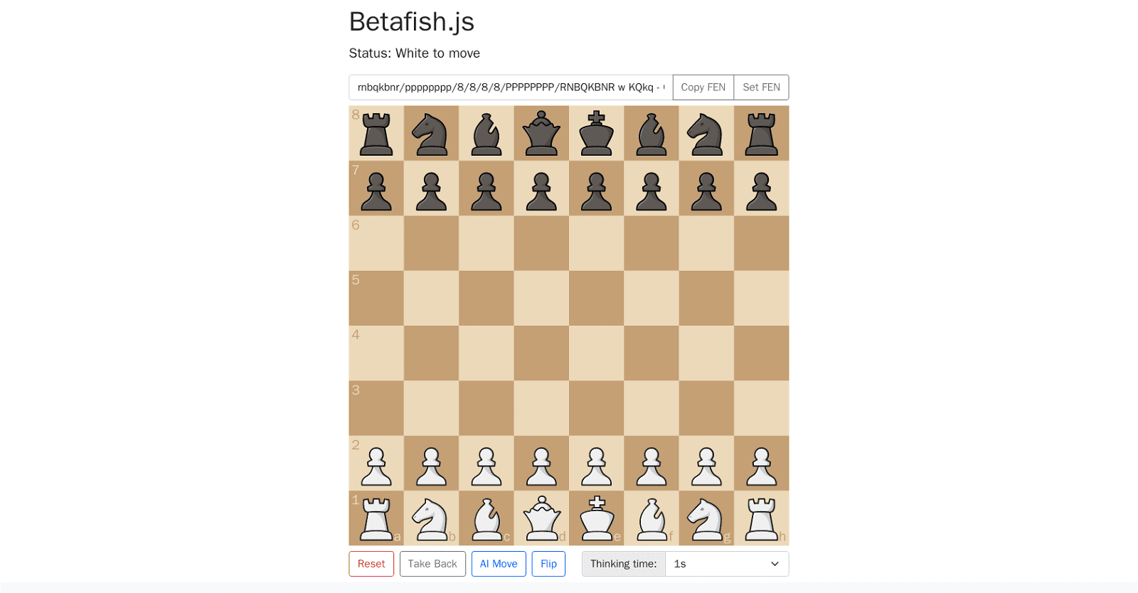 Chess AI