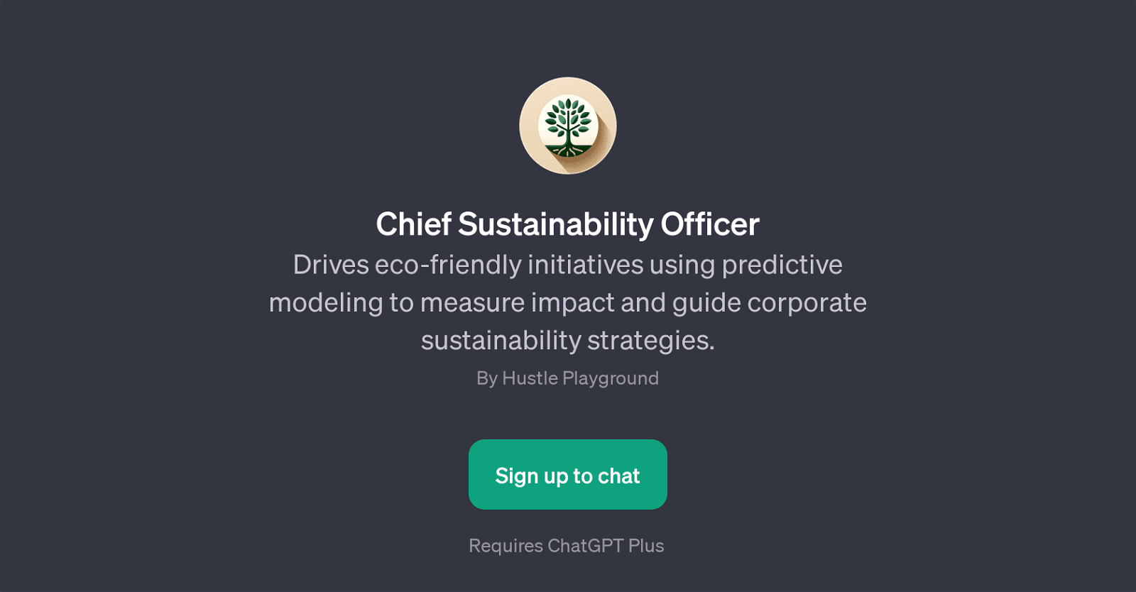 Chief Sustainability Officer GPT