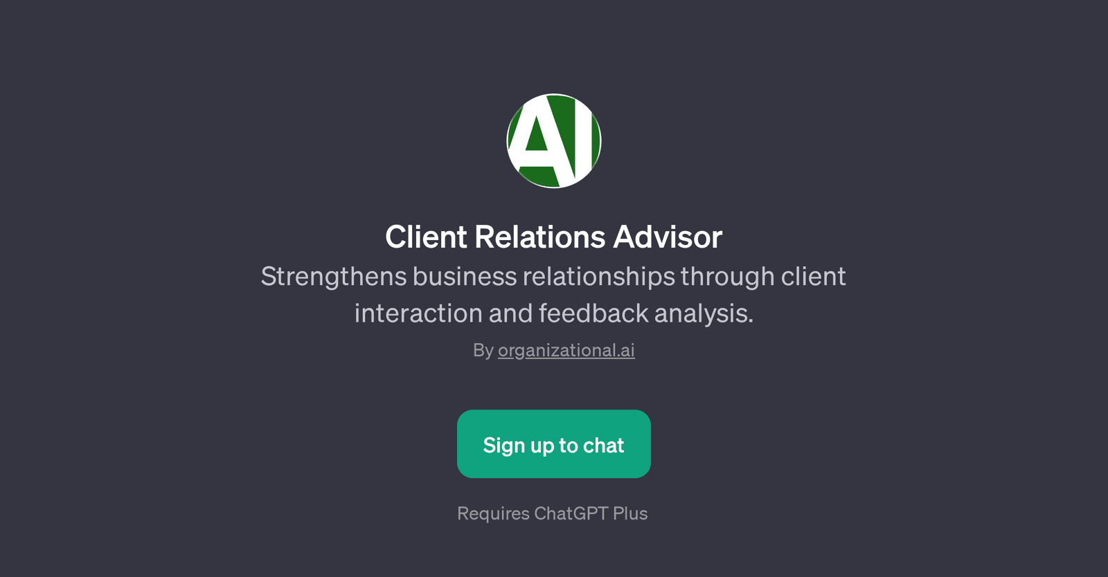 Client Relations Advisor