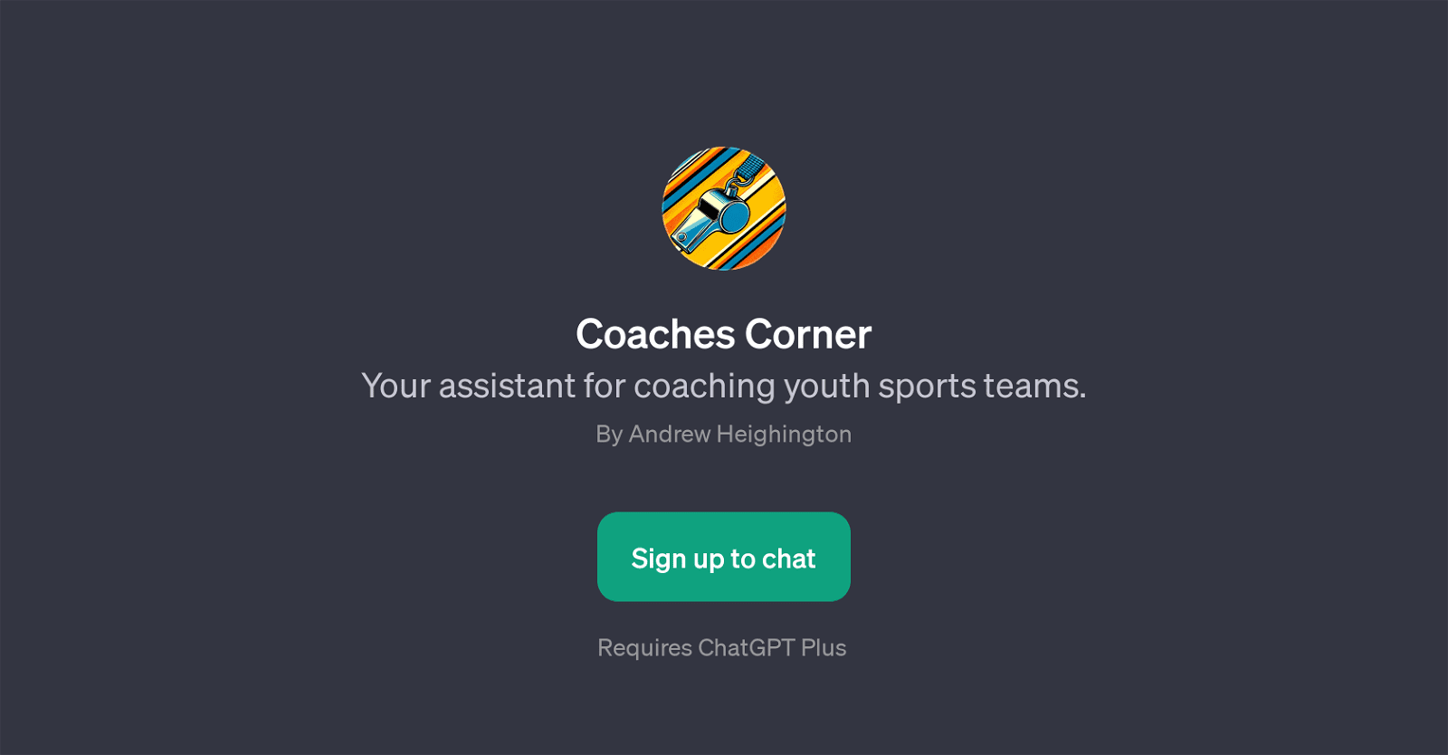 Coaches Corner