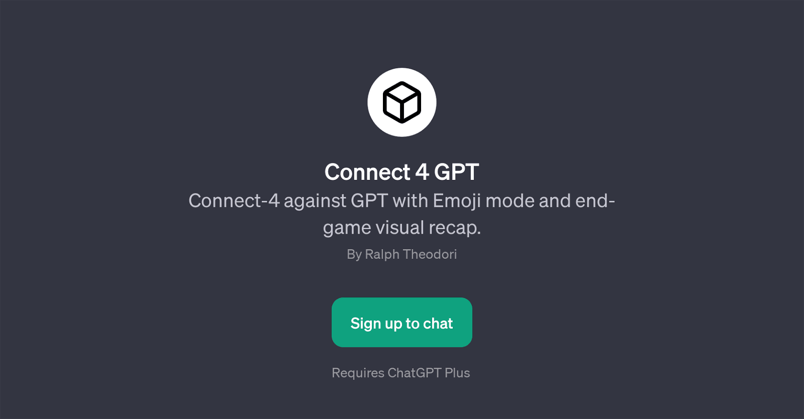 Connect 4 GPT