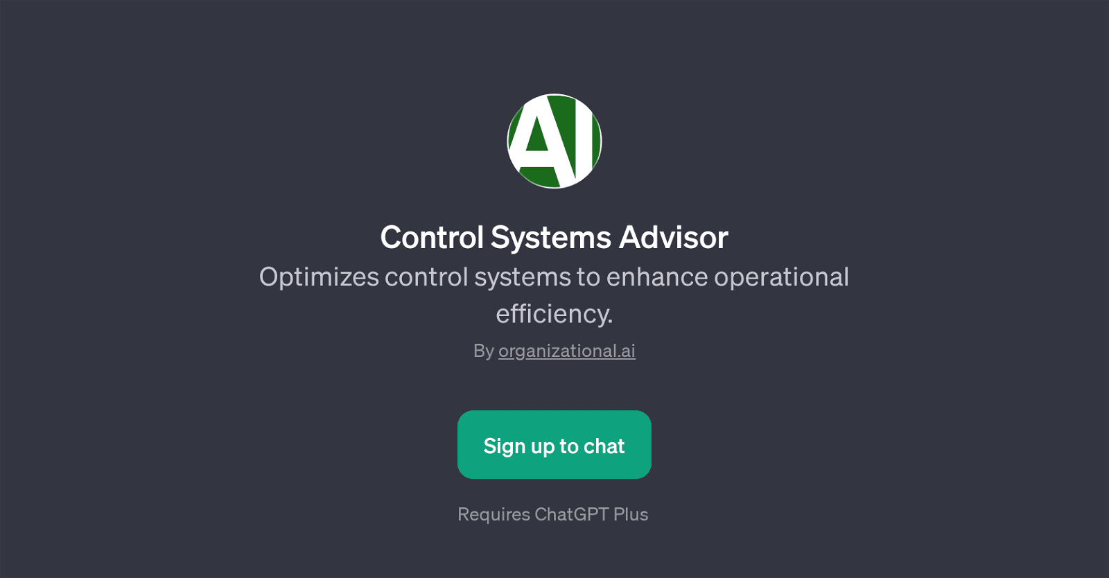Control Systems Advisor