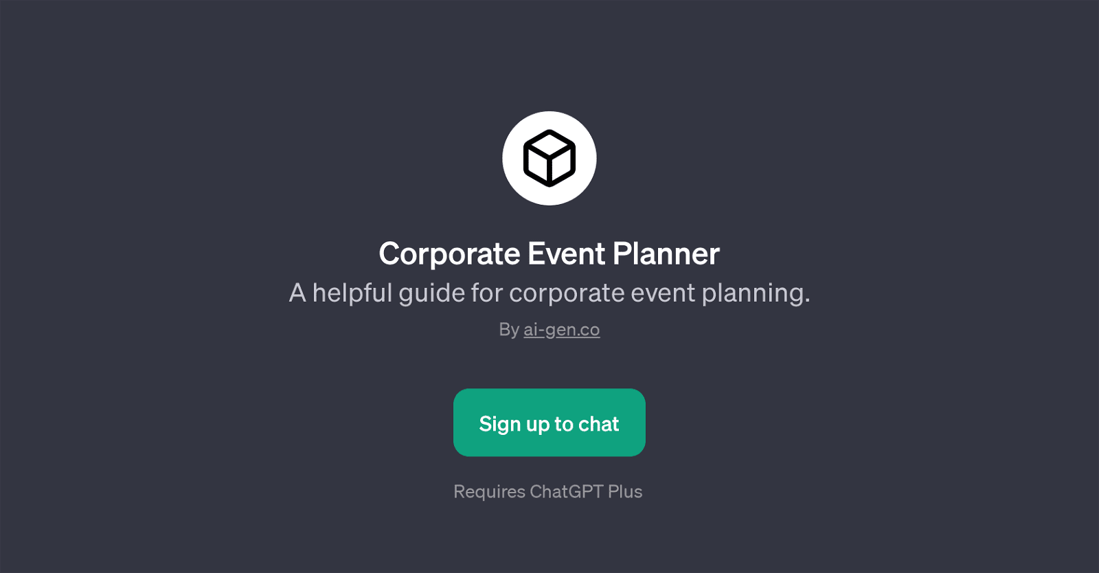 Corporate Event Planner