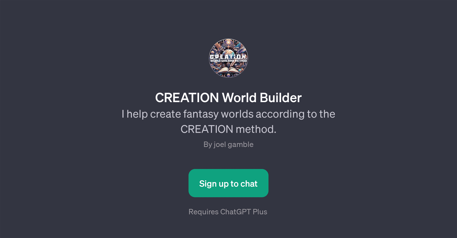 CREATION World Builder