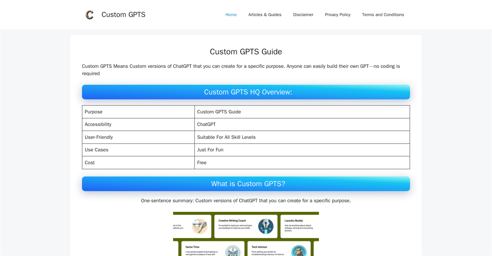 CustomGPTS