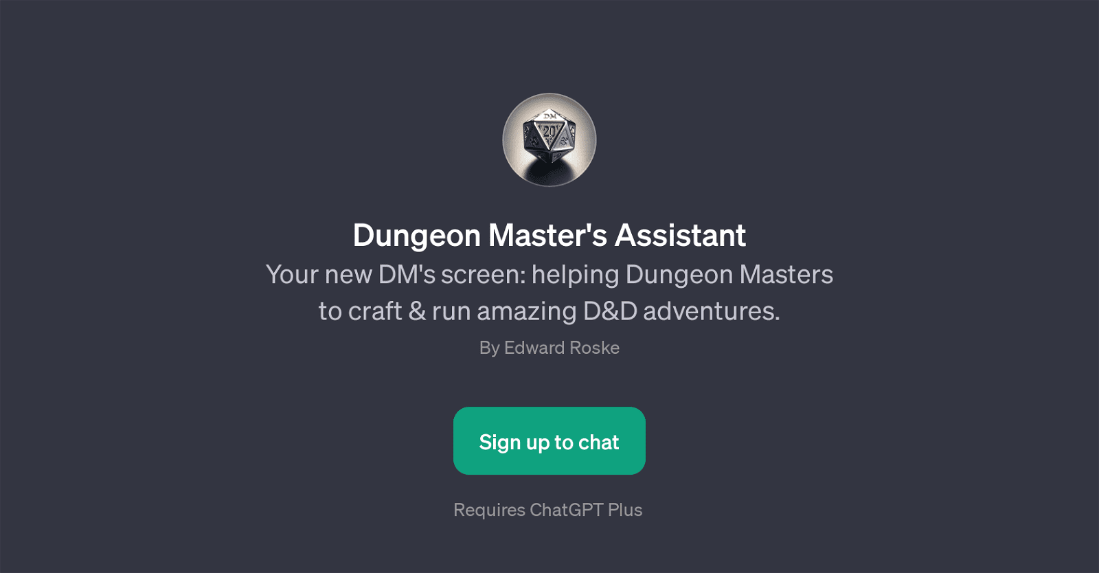 Dungeon Master's Assistant