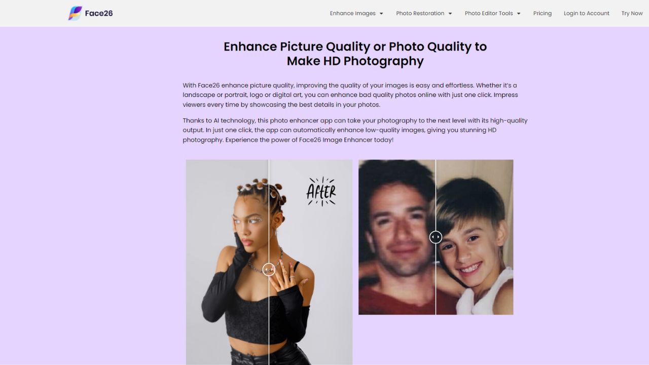 Face26 AI Photo Enhancer