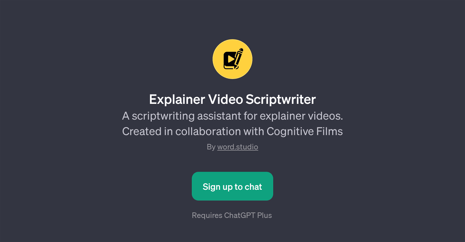 Explainer Video Scriptwriter