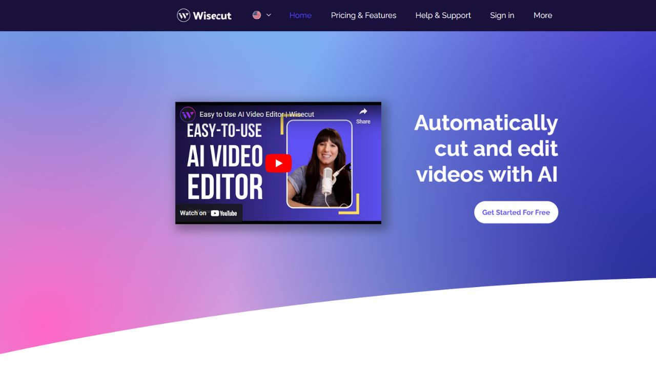 Wisecut AI Video Editor