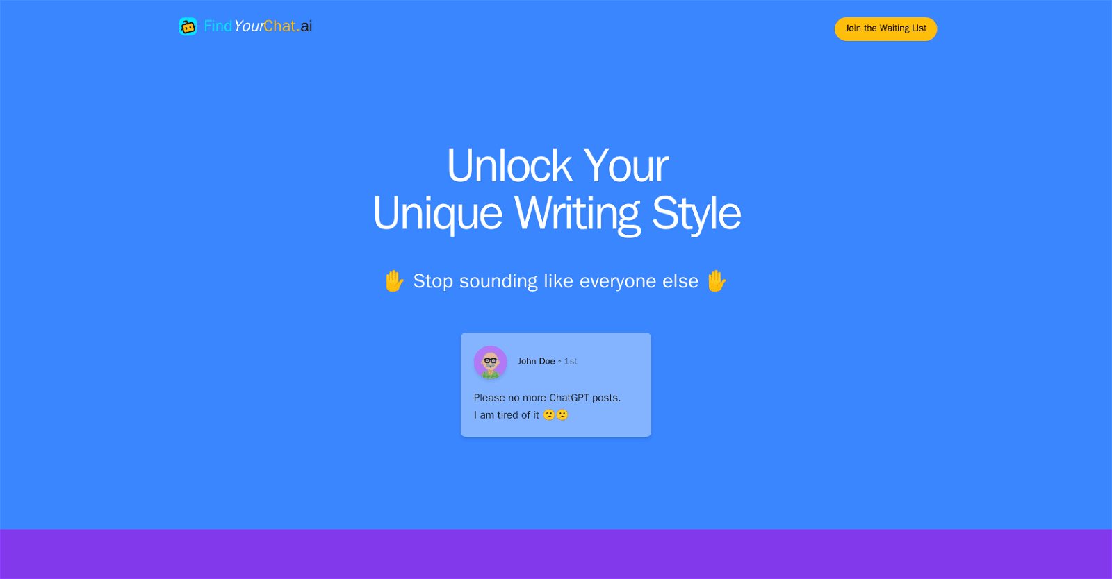 FindYourChat AI