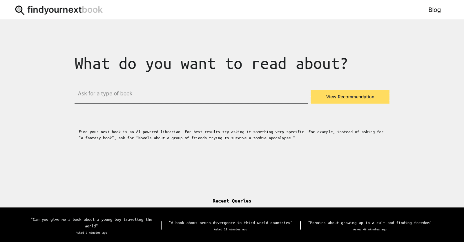 Find Your Next Book
