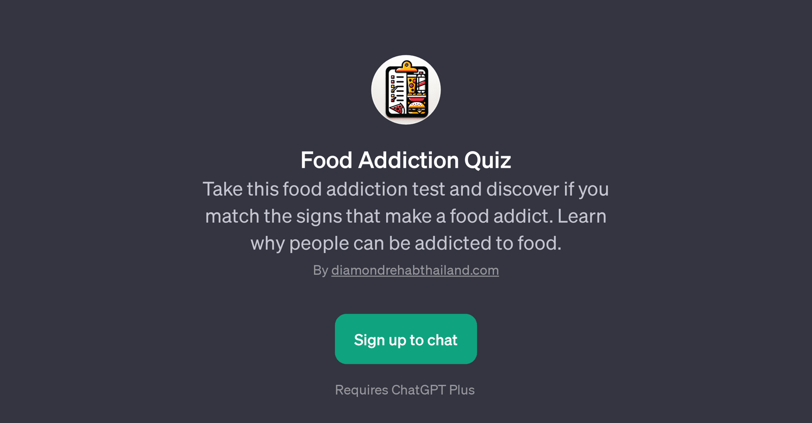 Food Addiction Quiz