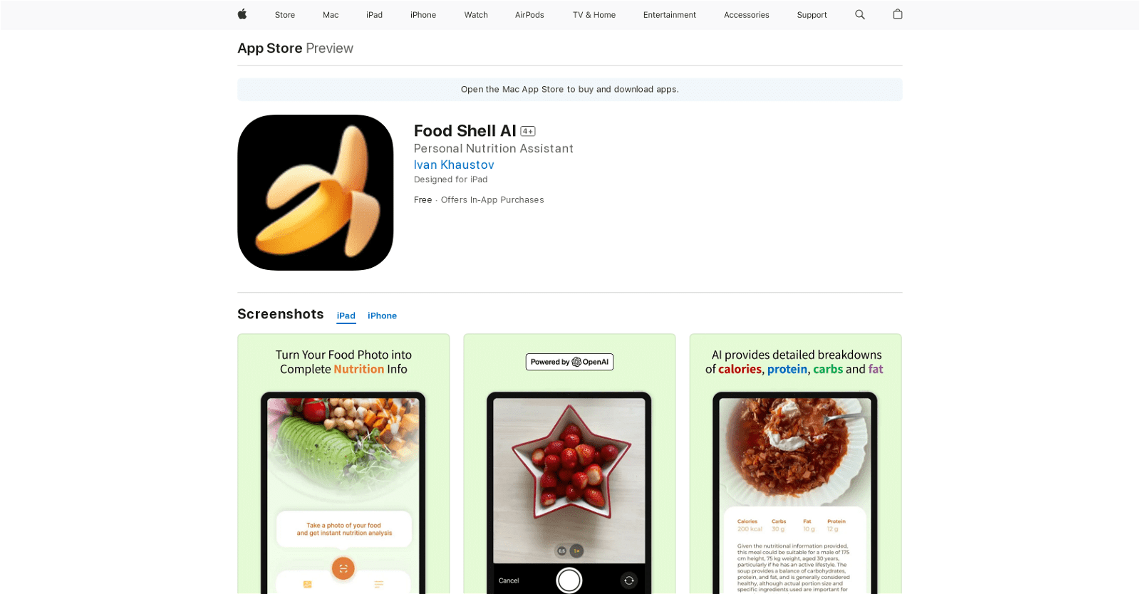 Food Shell AI