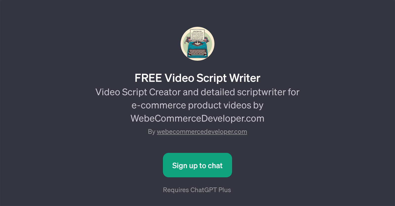 FREE Video Script Writer
