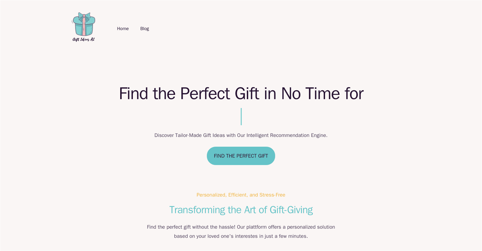 Gift Ideas AI
