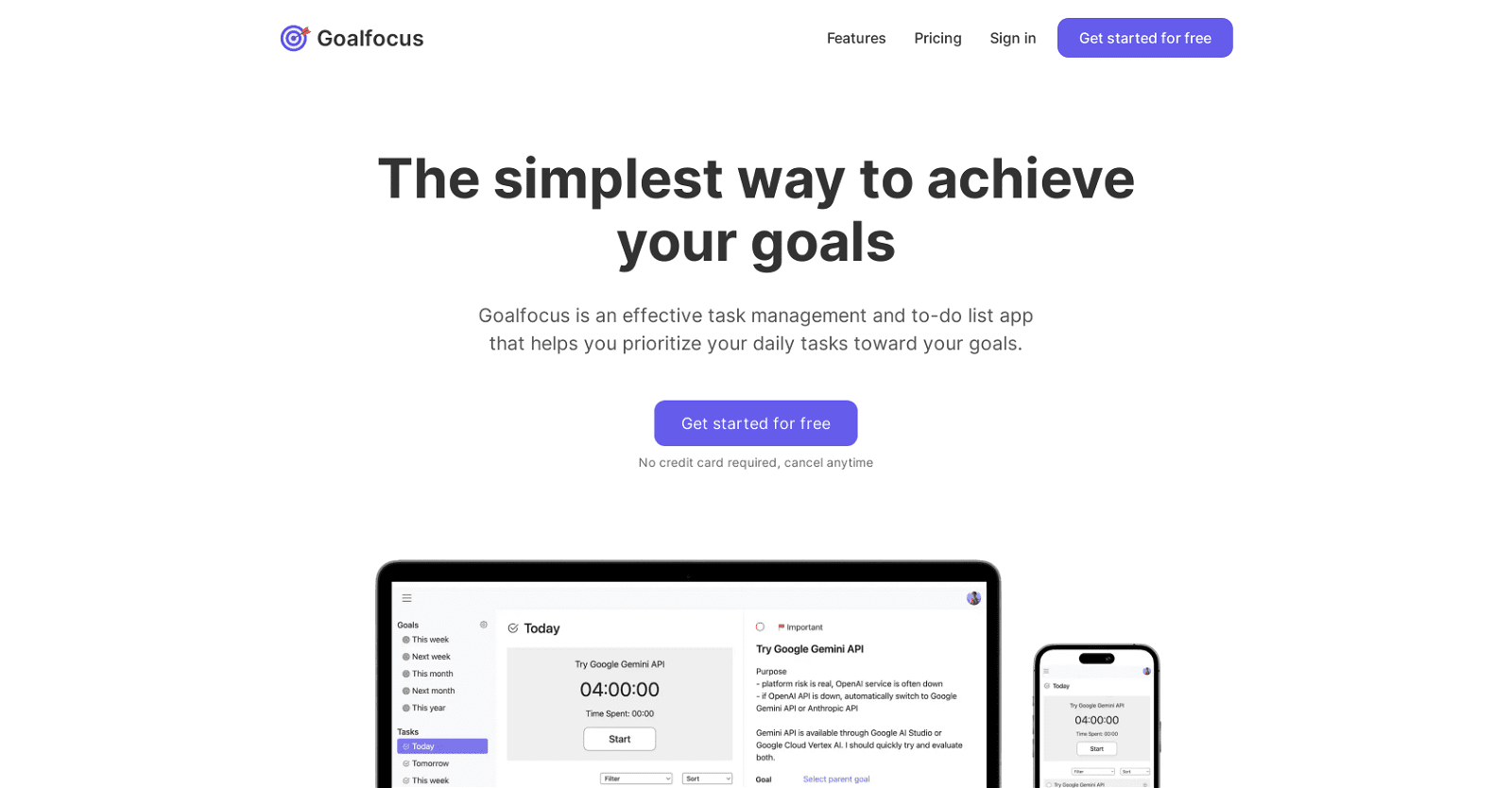 GoalFocus