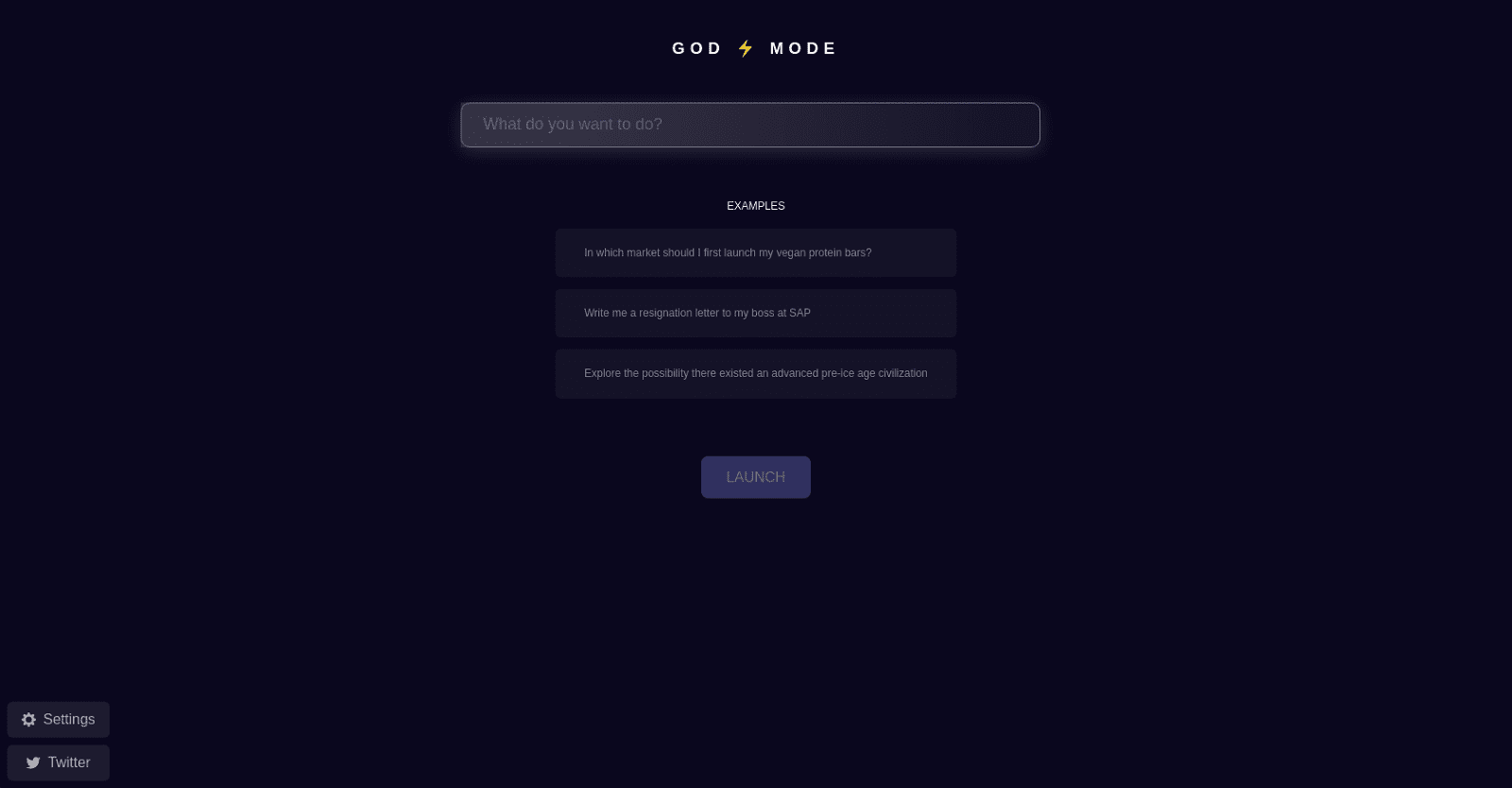 Godmode-Unique Output