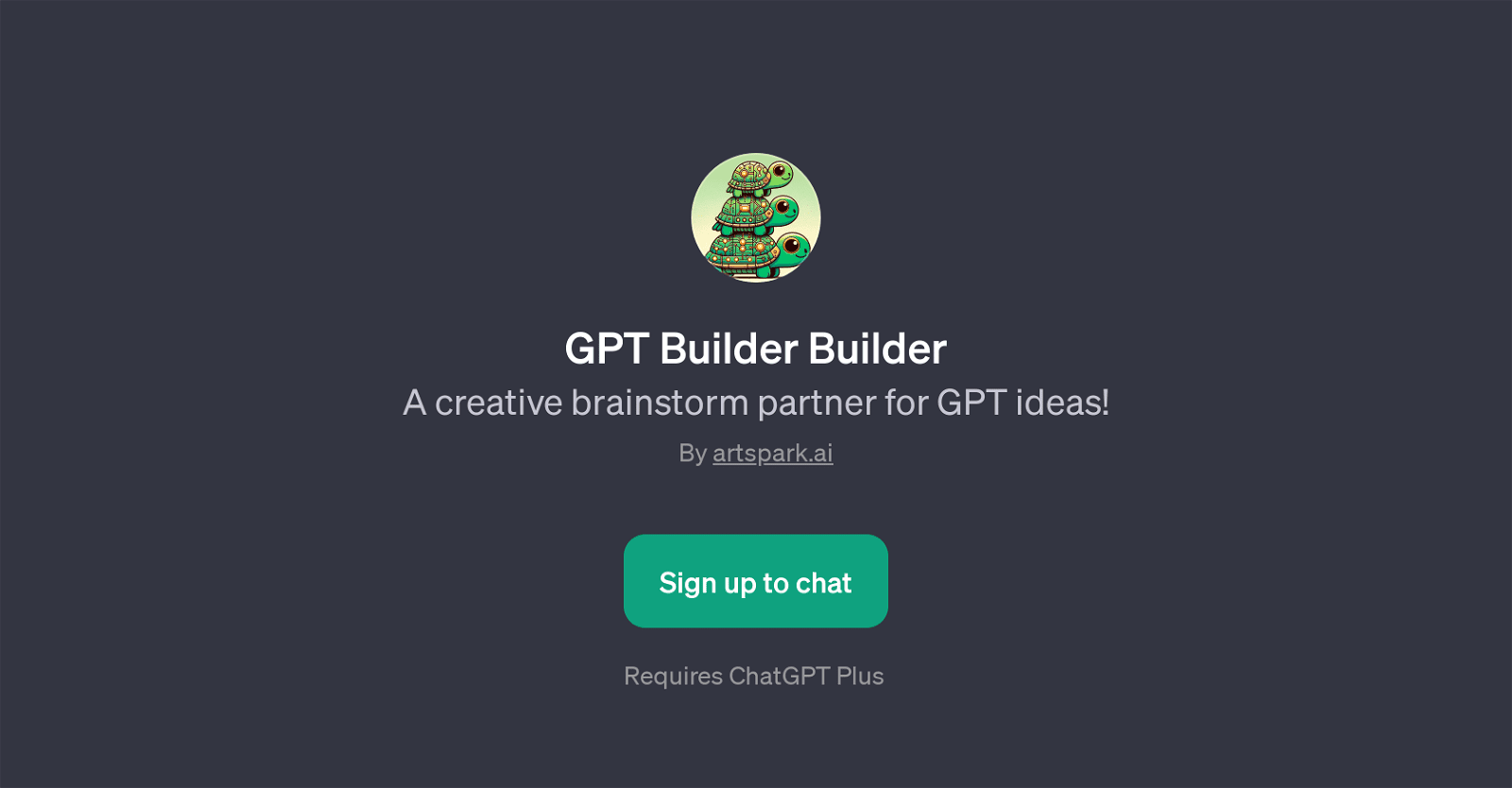 GPT Builder Builder-A creative brainstorm partner for GPT ideas
