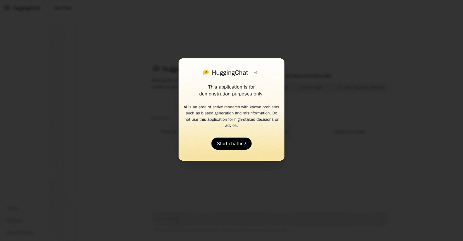 HuggingChat