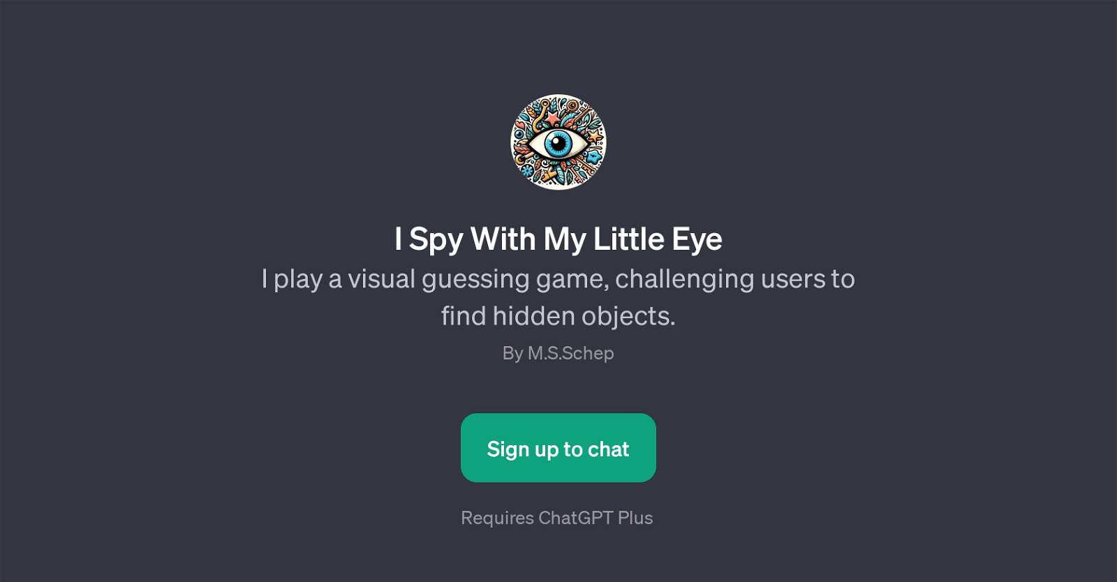 I Spy With My Little Eye