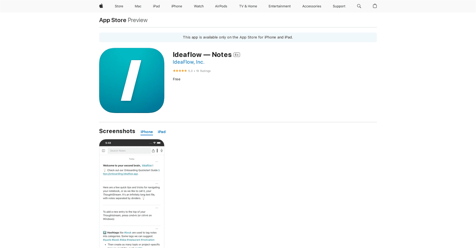 Ideaflow - Notes