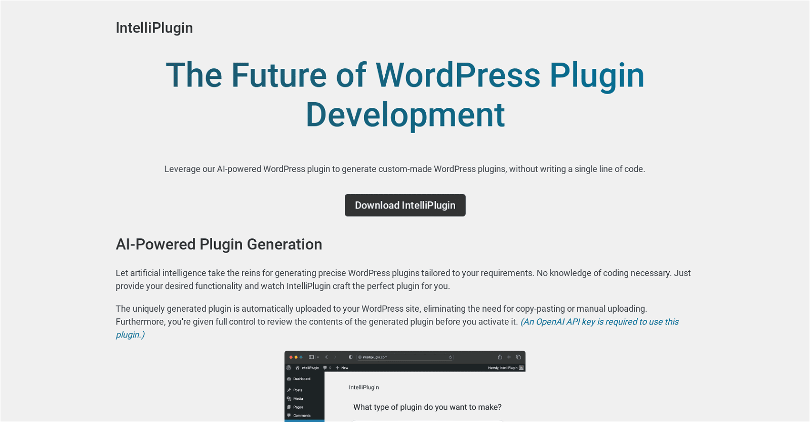 IntelliPlugin