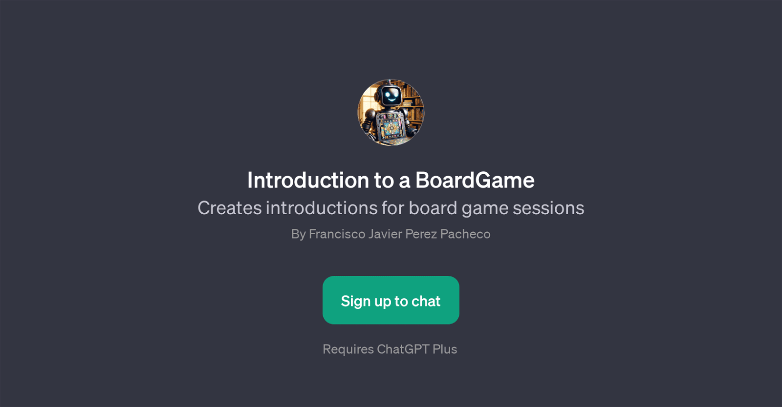 Introduction to a BoardGame