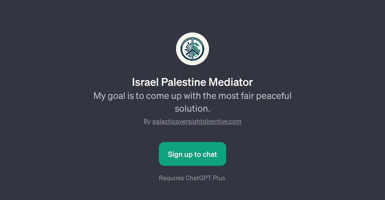 Israel Palestine Mediator