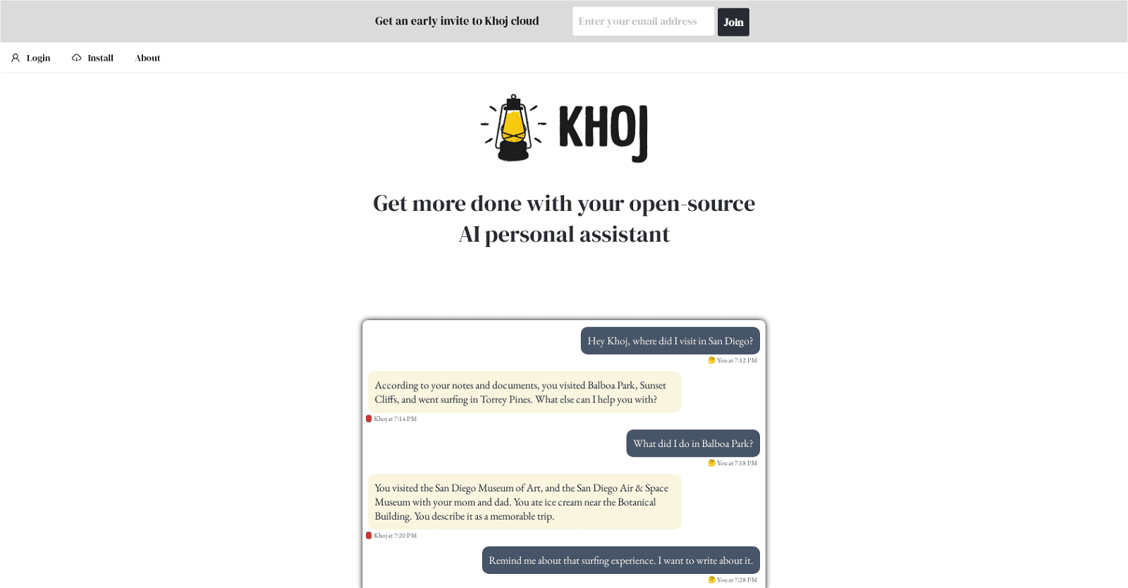 Khoj AI
