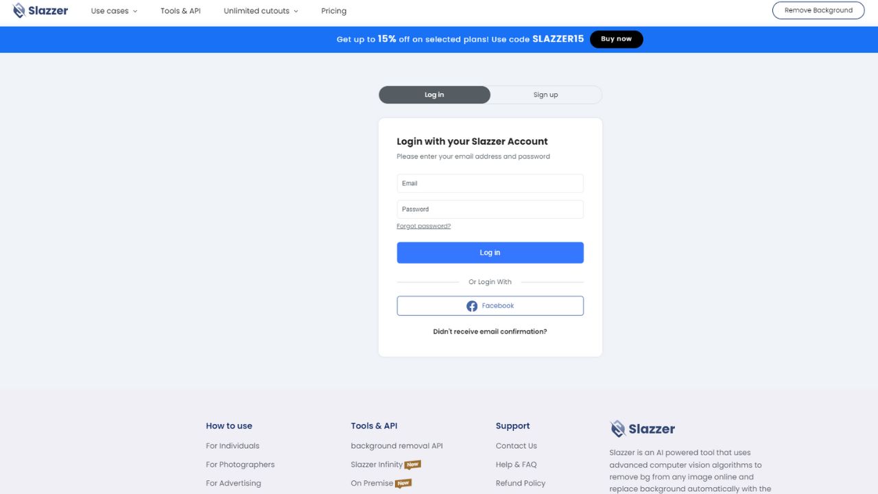 Log in