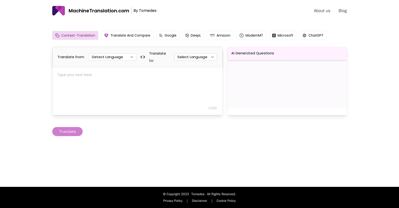 Machinetranslation