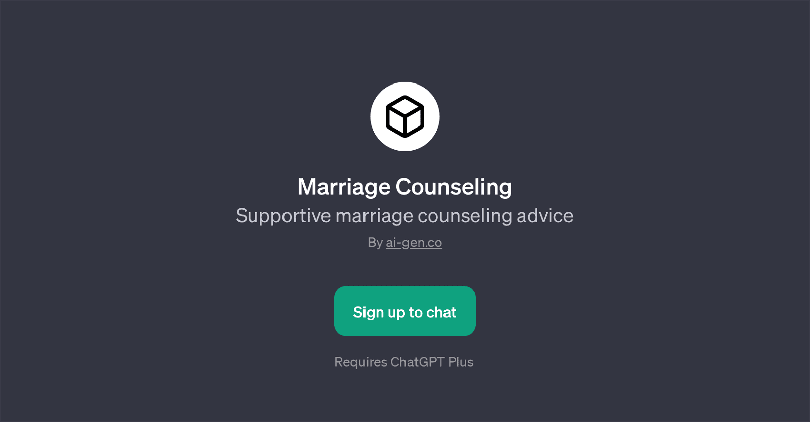 Marriage Counseling GPT