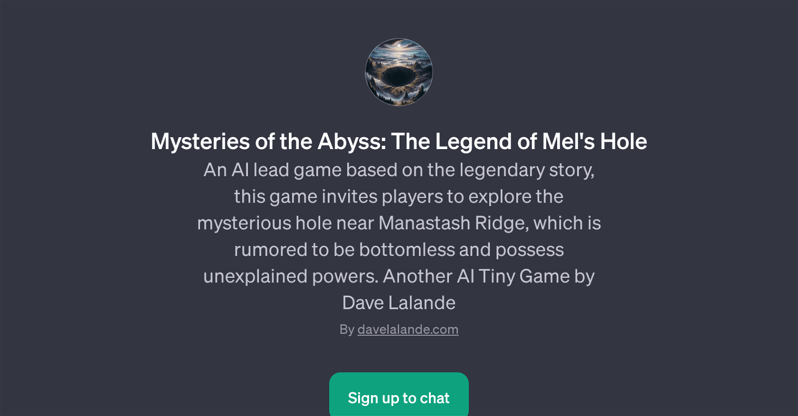 Mysteries of the Abyss: The Legend of Mel's Hole